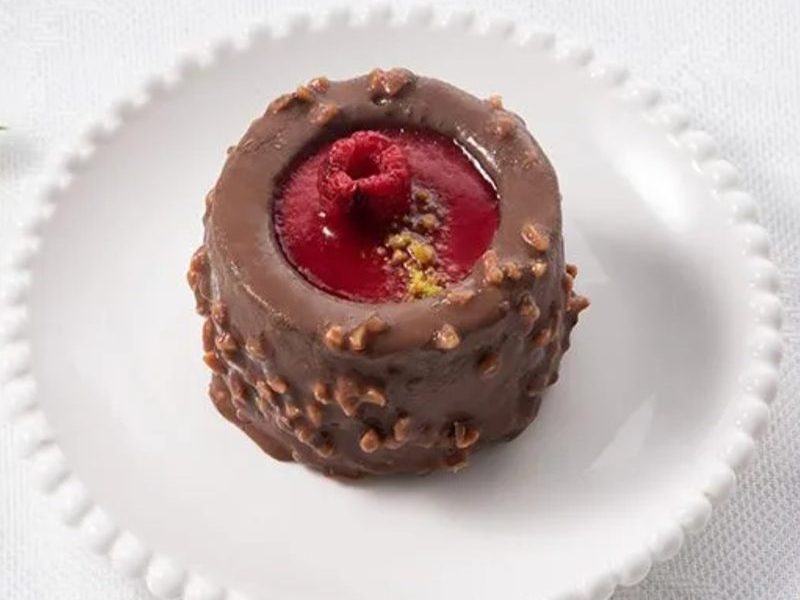 Brownie Raspberry