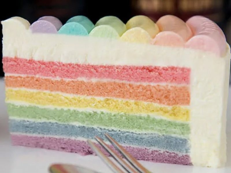 Rainbow Cheesecake