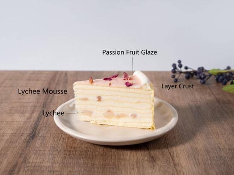 Lychee Rose Mille Crêpes